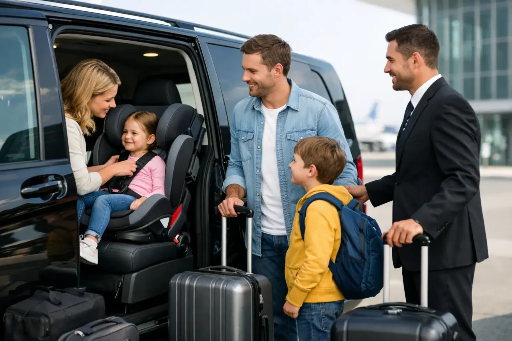 Airport Transfer with Child Seats for Families